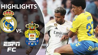 Real Madrid vs Las Palmas  LALIGA Highlights  ESPN FC [upl. by Margit]