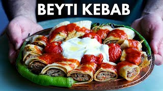 Beyti Kebab  Turkish Lamb Kebabs with Tomato Yogurt Sauce [upl. by Cathyleen]