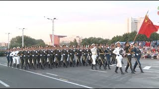 Chinese Soldiers Wow Audience in Belarus Independence Day Military Parade Rehearsal [upl. by Boru]