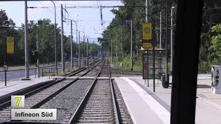 Straßenbahn Dresden 2020 Linie 7 [upl. by Nayrb]