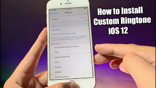 How to Install Custom Ringtones on iOS 12  Updated 2021 [upl. by Arebma888]