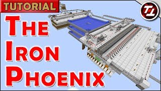 The Iron Phoenix  Minecraft SelfAssembling Iron Golem Farm  2600 Ironhr Works in 112 [upl. by Tillion]