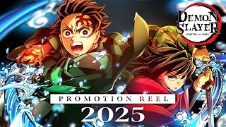 Demon Slayer Kimetsu no Yaiba  PROMOTION REEL 2025 [upl. by Helms]