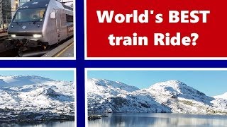 WORLDS BEST TRAIN RIDE Bergen to Oslo Norway trip report [upl. by Edijabab300]