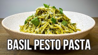 Basil Pesto Pasta Recipe [upl. by Robinia]