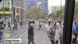 Straßenbahn Dresden 2019 Linie 11 [upl. by Kcam]