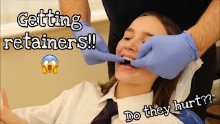 Getting Retainers After braces [upl. by Sakmar]