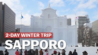 2 Day Sapporo Winter Trip Itinerary  japanguidecom [upl. by Aneehsyt]