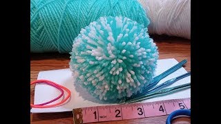 4inch pompom using folded paper [upl. by Atinal]