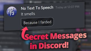 OUTDATED How to Send SECRET Messages in Discord [upl. by Aleece]