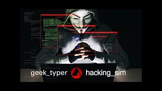 Geek Typer Hacking Simulator  hacking  Prank Apps  GeekTyper Reveal [upl. by Ees]