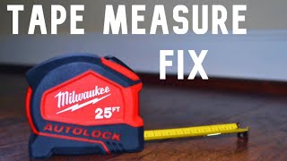 How to fix tape measure that came all the way out [upl. by Asena243]