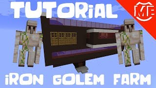 Tutorial Iron Golem Farm for Minecraft 112 [upl. by Heda]