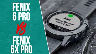 Fenix 6 Pro vs 6x Pro What are the Main Differences [upl. by Filomena103]