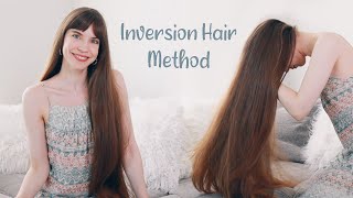 INVERSION HAIR METHOD How To amp My Results Hair Growth Technique [upl. by Yrneh153]