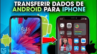 Como migrar dados do Android para iPhone  Passo a Passo [upl. by Beverley]