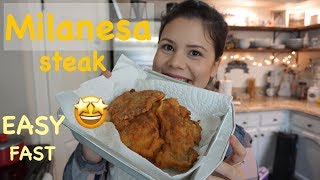 Milanesa de Res Recipe  Mexican Breaded Steak  Easy Mexican Food [upl. by Fielding]