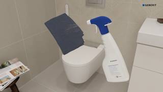 Geberit AquaClean Sela  Standard clean [upl. by Ayotahs]