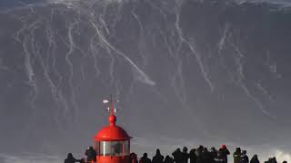 Biggest Wave Ever Surfed  Nazare  World Record [upl. by Monk98]