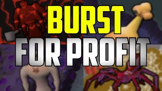 OSRS  5 Spots to Burst for EASY Profits MAGE TRAINING [upl. by Haelak]