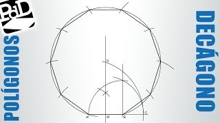 DecÃ¡gono a partir del lado [upl. by Der]