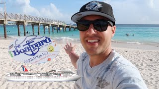 BARBADOS BOATYARD FROM CRUISE SHIP Amazing Beach Cruise VLOG [upl. by Benoit]