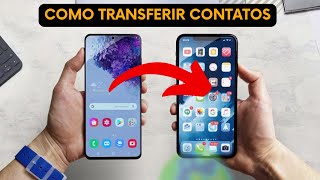 Como passar contatos do Android para o iPhone [upl. by Etteraj472]