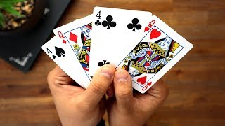 Easy Trick With 4 Cards  Magic Tutorial [upl. by Zoellick]