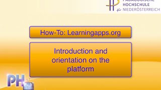 HowTo Learningappsorg  Introduction [upl. by Lishe925]