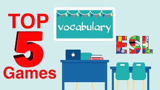 Top 5 Games How to teach vocabulary [upl. by Marela207]