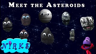 Meet the Asteroids Part 1  A Song About Astronomy  By In A World Music Kids with the Nirks™ [upl. by Imoyik10]