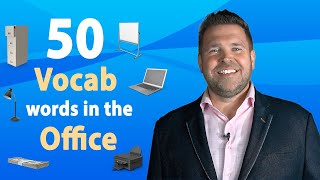 50 English VOCABULARY WORDS at the OFFICE in 4 Minutes [upl. by Rozalin513]