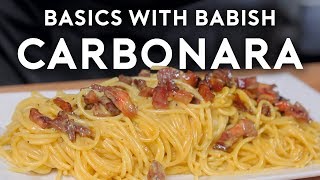 Carbonara  Basics with Babish [upl. by Daren435]