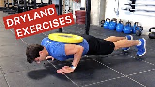 Dryland Exercises For Swimmers Strength Training [upl. by Odlamur]