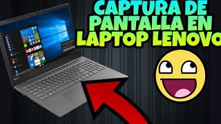 Como hacer una CAPTURA DE PANTALLA en LAPTOP LENOVO 2021 FÁCIL [upl. by Zwiebel]