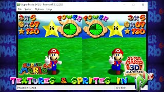 Super Mario 3D AllStars Textures for SM64 in Project 64 [upl. by Terry]