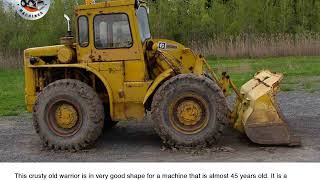 Classic Machines Caterpillars 922 wheel loader [upl. by Akemed873]