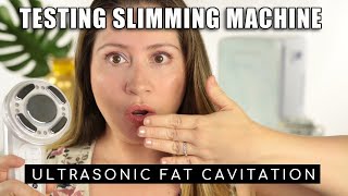 TESTING SLIMMING MACHINE  ULTRASONIC FAT CAVITATION [upl. by Rafaela737]