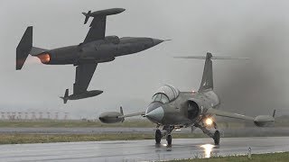 F104 Starfighter HOWLS LOUD at Airshow  AWESOME SOUND [upl. by Franni]