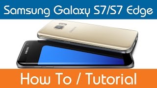 How To Access The User Manual  Samsung Galaxy S7 [upl. by Dis]