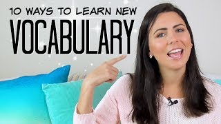 10 Tips To Build Your Vocabulary  Learn More English Words [upl. by Iinden385]