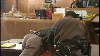 Convicted Murderer Fights Deputies At Sentencing 2010 [upl. by Assecnirp]