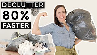 10 Tips to Declutter FASTER [upl. by Keffer]