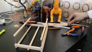 COMO HACER UNA JAULA PARA PAJAROS  AVES CANARIOS  HOW TO MAKE CAGE FOR BIRD [upl. by Skelton]