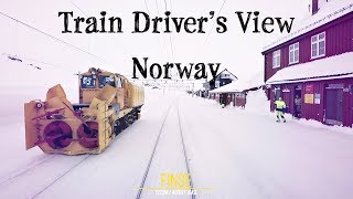 TRAIN DRIVERS VIEW Morning express from Bergen bound for Oslo [upl. by Aneelahs]