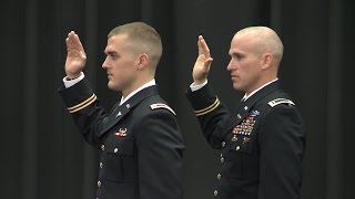 Officer Commissioning Ceremony  UofL ROTC [upl. by Annaik635]