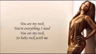 Beyoncé  You Are My Rock Lyrics Video [upl. by Claudianus]