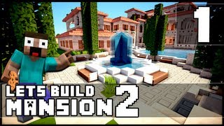 Minecraft How To Make a Mansion  Part 1 [upl. by Kolivas]