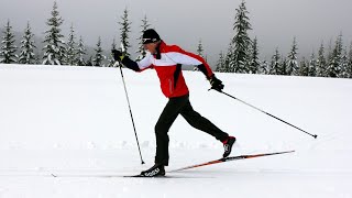 Reviewing some basic classic cross country ski techniques [upl. by Frannie]