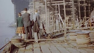 Visit to a Shipbuilding Yard 1951  BFI National Archive [upl. by Louis]